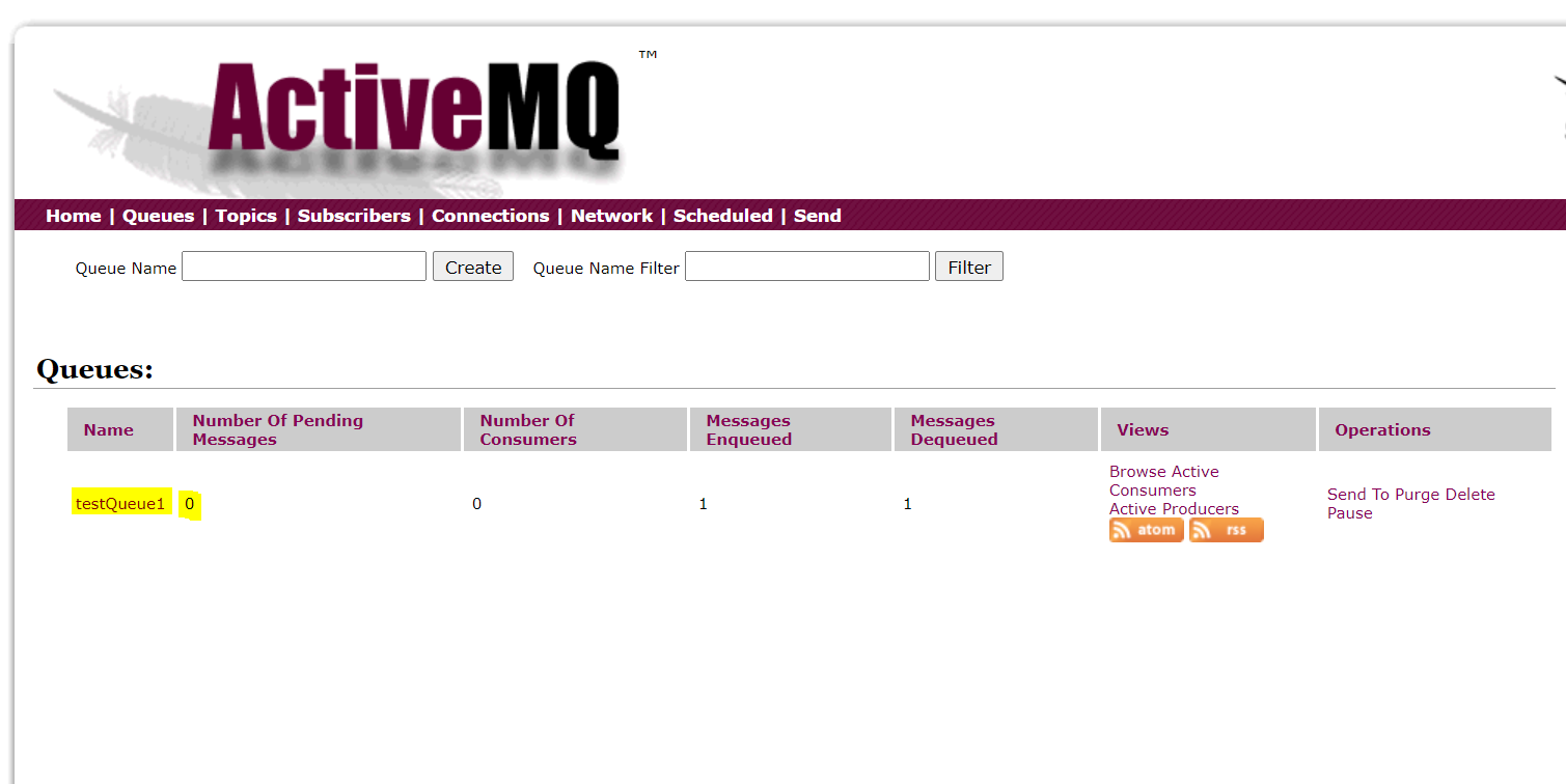 Topic view. ACTIVEMQ. Apache ACTIVEMQ gif.